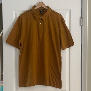 Volcom Yellow Polo Shirt, Size XXL